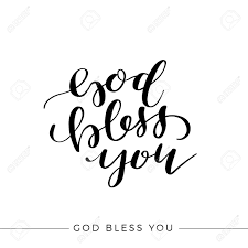 You deserve a rest from the works of the day. God Bless You Lettering Quote Vector Illustration Royalty Free Cliparts Vectors And Stock Illustration Image 96864192
