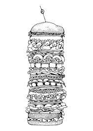 15 acceptable coloriage hamburger pictures coloring pages free printable color mandala