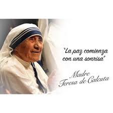 Nunca dejes que alguien se acerque a ti,. Pin De Gabriel En Para Recuperar La Fe Frases De La Madre Teresa Madre Teresa Frases De Teresa