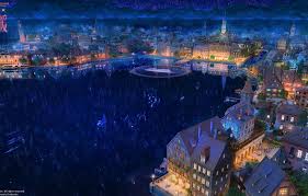 Visit the post for more. Photo Wallpaper Night The City Lake Anime City Anime Wallpapers Night 1332x850 Wallpaper Teahub Io