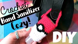 Hand sanitizer keychains can help make sure disinfectant is always nearby. Diy Hand Sanitizer Cozy Back To School Crochet The Corner Of Craft Youtube