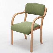 The matching mcmichael dining chairs are comfortable, with 100% polyester cushions in a natural beige fabric and a curved, supportive wood back. Yanfei Solid Wood Chair Assembled European Dining Chair Curved Wood Handrail Solid Color Yf802 Color A Size Wood Handrail Curved Wood Solid Wood Chairs