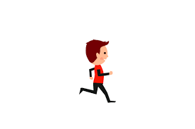 A Dynamic Picture Of A Small Man Running Running Gif Running Gif At Home Workouts Animated Gif