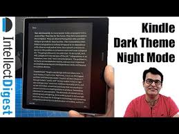 How To Enable Dark Theme Or Night Mode On Kindle Tutorial Youtube