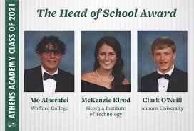 Although graduation is over and the Class of 2021 is enjoying their summer  as newly-minted Athens Academy alumni, we'd like to take the next couple of  weeks to celebrate some of the