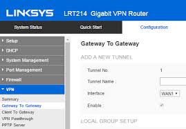 Linksys Official Support Configuring A Gateway To Gateway Vpn Tunnel Between Two Linksys Business Gigabit Vpn Routers