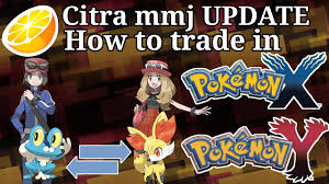 While the games are playable, citra is still in development, so you should except some instability and/or issues, especially with the game sound. Citra Mmj Update How To Trade In Pokemon X Y Tutorial 2020 Youtube