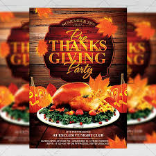 300 dpi / rgb easy to edit well organized layers quick photo replacement. Pre Thanksgiving Party Seasonal A5 Flyer Poster Template Exclsiveflyer Free And Premium Psd Templates