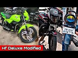 The hero hf deluxe is styled like a premium bike for the daily commuting segment. New Hero Hf Deluxe Modified Bike 2020 Part 3 Fh Modified Youtube Hero Bike Modified