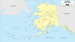 Large administrative map of alaska state with roads and major cities. Detailed Political Map Of Alaska Ezilon Maps