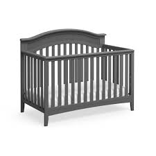 Storkcraft Valley 4 In 1 Convertible Crib Gray Walmart Com In 2020 Storkcraft Cribs Convertible Crib Grey