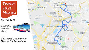 Aerial view of bandar tun razak lrt station. Mrt Feeder T400 Mrt Cochrane To Bandar Tun Razak Youtube