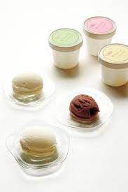 京都の老舗料亭が作る まるで和菓子のような極上アイスクリーム 食べ物の写真 アイスクリーム 和菓子