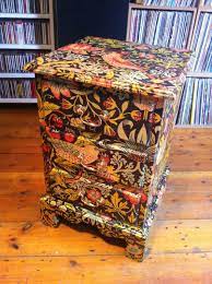 Free Download Drawers Decoupaged In William Morris Wallpaper Strawberry Thief 597x800 For Your Desktop Mobile Tablet Explore 47 How To Wallpaper Furniture Covering Furniture With Wallpaper Decorating Furniture With