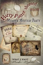 Murder mystery parties are flexible, as you can serve appetizers the entire time, or have a formal sit down dinner. Pin On Harry Potter Themed Party