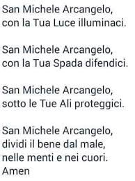 Preghiera a san michele arcangelo. Preghiere A San Michele Arcangelo Buongiornocongesu It