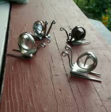 Fork Snails Fork Art Recycled Flatware Flatware Art Fork Art Unique Flatware