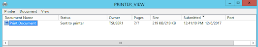 Print Jobs Stuck With The Status Of Sent To Printer Papercut
