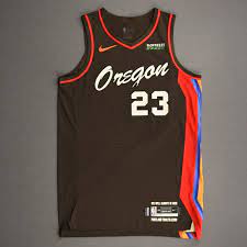 For the first time ever the blazers printed oregon across the chest of their jerseys. Robert Covington Portland Trail Blazers Game Worn City Edition Jersey 2020 21 Nba Season Nba Auctions
