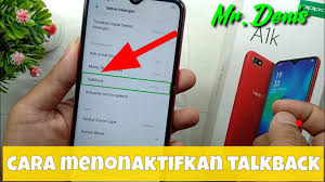 Cara Menonaktifkan Mode Talkback Pada Hp Oppo Oppo A1k Oppo A3s Oppo A5s Oppo A7 Youtube