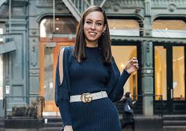 Sydne Style Shows How To Wear A Gucci Belt With A Sweater Dress Sydne Style