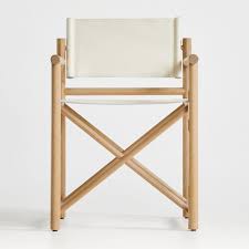 Mast Leather Director S Chair Reviews Crate And Barrel In 2020 Directors Chair Crate And Barrel Chair