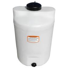 The durastill 4 gallon tank is made right in the u.s.a. 25 Gallon White Vertical Storage Tank Norwesco 41867