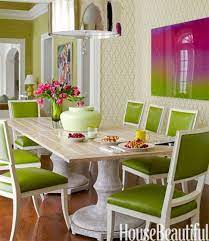 Green fabric dining table fixed. Green Color Dining Room Green Dining Room Pictures