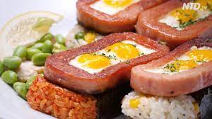 Ingredients Spam Quail Eggs 8 Fried Rice Butter Diced Spam Mixed Veggies Cooked Rice Scallion Pepper Cooking Quail Recipes Vegetable Recipes Recipes