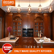 Cherry kitchen cabinets with light wood floors. China Luxury Cherry Solid Wood American Style Kitchen Cabinets Furniture Photos Pictures Made In China Com