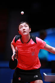 Chen Meng Ping Pong Table Tennis Player Table Tennis