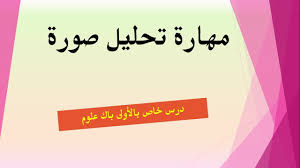 درس التعبير و الإنشاء 1 الأولى باك علوم مهارة تحليل صورة Youtube