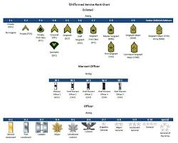 military ranks insignia charts