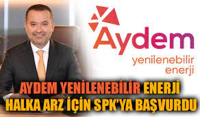 .gelirinin %89'u dolar endeksli, devlet alım garantili ve türkiye'nin %100 yenilenebilir kaynaklarla enerji üreten en büyük şirketi aydem yenilenebilir enerji halka arz ediliyor. Aydem Yenilenebilir Enerji Halka Arz Icin Spk Ya Basvurdu Haberi Borsagundem Com