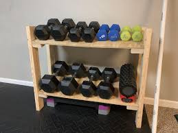 Working out in your garage can be awesome! Diy Weight Rack Album On Imgur