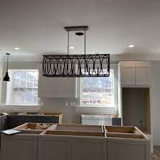 Cavana 6 Light Kitchen Island Linear Pendant Reviews Birch Lane Backsplash Kitchen White Cabinets Kitchen Island Linear Pendant Linear Lighting