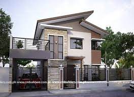 25 Desain Inspiratif Rumah Minimalis 2 Lantai Dengan Balkon Terbuka 1000 Inspirasi Desain Arsitek Philippines House Design Zen House Design Modern Zen House