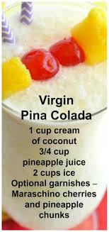 Pina Colada Recipe Recipes Cocktail Drinks Recipes Virgin Pina Colada