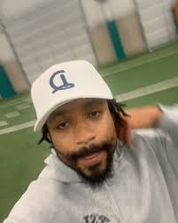 🎤 @jumpmanspade| PLAYER OF THE GAME @caleb_hobratsch sir I'm sorry I'm  mispronouncing your name wrong ever time! 2 rushing touchdowns 1 receiving  2 TKL & plenty of other plays that impacted the