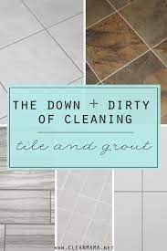 I let the solution stand on the tile & grout for 30 minutes and scrubbed for about 5 minutes. The Down And Dirty Of Cleaning Tile And Grout Clean Mama