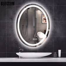These vanity mirrors are also a great beauty gift for your mom or mother figure this mother's day. Oval Shape Bath Vanity Led Light Makeup Mirror With Touch Sensor China Led Makeup Mirror And Illuminated Mirror Price Made In China Com