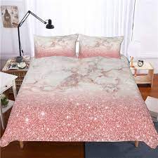 Shop wayfair for all the best pink & rose gold bedding. Musolei 3d Bedding Set Pink Rose Gold Marble Texture Bedding Bedroom Duvet Cover Sets Bedding Sets Aliexpress