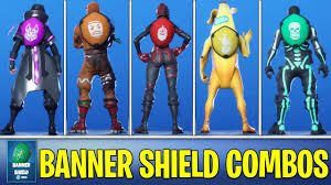 The aura skin is a fortnite cosmetic that can be used by your character in the game! New Banner Shield Back Bling Combos In Fortnite Youtube