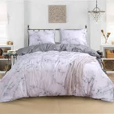 Decorative button closure can be used on top or bottom of the bed.set includes duvet cover and sham(s). Marble Duvet Cover Set Cotton White Duvet Cover Queen King Bedding Sets White Duvet Cover Queen Marble Duvet Cover