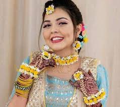 Yellow and Green Haldi Jewelry