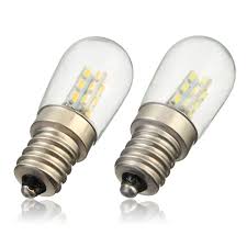 Led Light Bulb E12 2w 3014 Smd 24 Led High Bright Glass Shade Lamp Pure Warm White Lighting 220v For Sewing Machine Refrigerator E12 Base E12 40we12 Socket Aliexpress