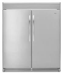 60 Side By Side Refrigerator And Freezer Set With Wsr57r18dm 31 Right Hinge Refrigerator All Refrigerator Stainless Steel Kitchen Big Refrigerator