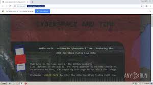 Http Cyberspaceandtime Com Any Run Free Malware Sandbox Online Cyberspaceandtime.com has a global alexa ranking #16,440. free malware sandbox online