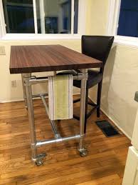Kitchen Rolling Table Rolling Kitchen Island Kitchen Island Pottery Barn Kitchen Roll