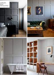 Maybe you would like to learn more about one of these? How To Add Character And Charm To Boring Architecture And Houses Applied Box Moulding 01 Wall Paneling Diy House Interior Home Decor